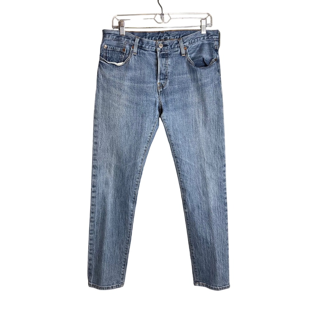 Vintage 90s Levi's 501 CT Customized & Tapered Jeans Size 33x28.5 Light Wash